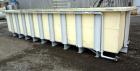 Used Plastic Rectangular Tank, Approximately 2800 Gallons.  58-1/4