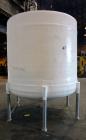 Used Ohio GRP Fiberglass Storage Tank, 2000 Gallons, Vertical. Approximately 84