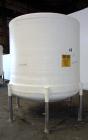 Used Ohio GRP Fiberglass Storage Tank, 2000 Gallons, Vertical. Approximately 84