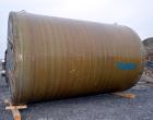 Used Raven Industries Fiberglass Tank, Approximate 10000 Gallon, Vertical. Approximate 120” Diameter x 190” straight side, dished top, flat bottom.  Openings top (2) 4”, 24” man way with cover. Side ...