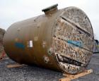 Used Raven Industries Fiberglass Tank, Approximate 10000 Gallon, Vertical. Approximate 120” Diameter x 190” straight side, dished top, flat bottom.  Openings top (2) 4”, 24” man way with cover. Side ...