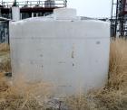 Used SSI Snyder Industries Polypropylene Tank, approximately 5000 gallons, vertical. Approximately 144