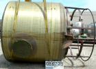 USED: Viatec resin fab tank, 5306 gallon, fiberglass, vertical. Approximate 120