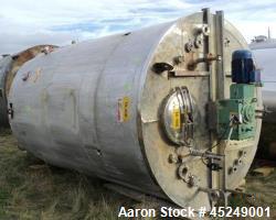 Used- 5555 Gallon Stainless Steel Services Ltd Open Mixing Tank
