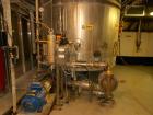 Used- 5555 Gallon Stainless Steel Services Ltd Open Mixing Tank