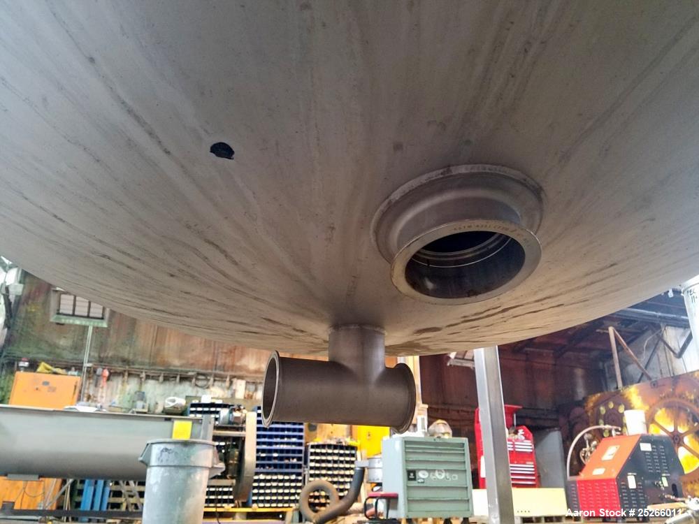 Used Martin Petersen Tank, Approximate 300 Gallon, Stainless Steel,
