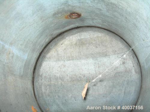 Used Used: Designers Fabricators tank, 80 gallon, stainless steel, vertical. 20" diameter x 56" straight side, slight dished bolt on top, dished bottom. Intenal rated 5 psi at 200 deg.f.. Openings si...