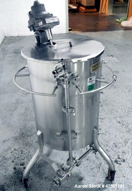 Used 25 Gallon Stainless Steel Bush Tank