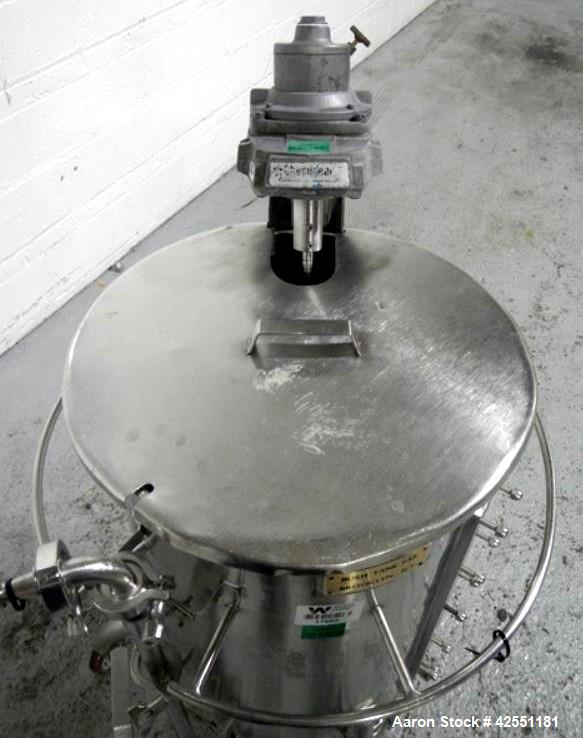 Used 25 Gallon Stainless Steel Bush Tank
