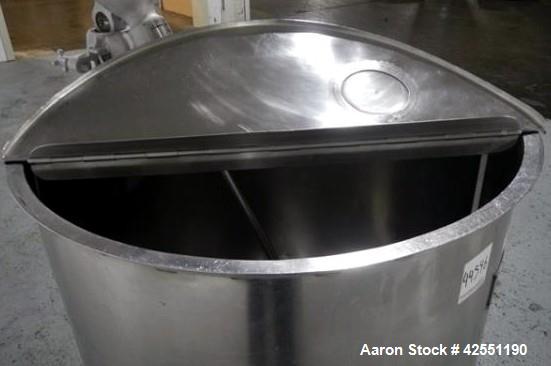 Used 150 Gallon Stainless Steel Bush Tank 