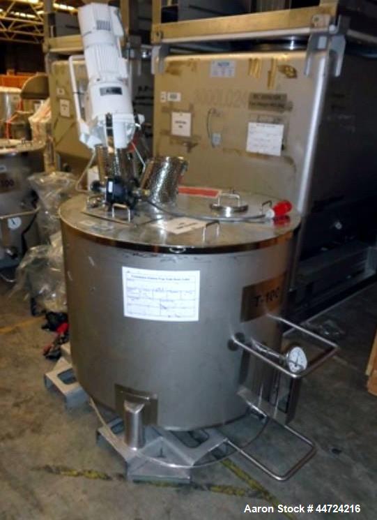 Used 500 Litre Stainless Steel Vertical Mix Tank