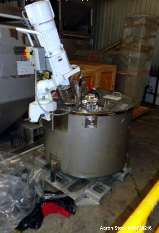 Used 500 Litre Stainless Steel Vertical Mix Tank