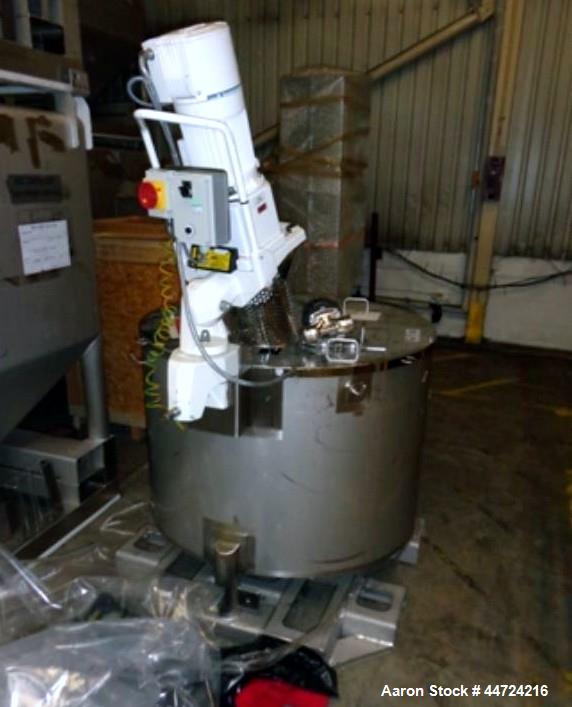 Used 500 Litre Stainless Steel Vertical Mix Tank