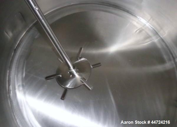 Used 500 Litre Stainless Steel Vertical Mix Tank