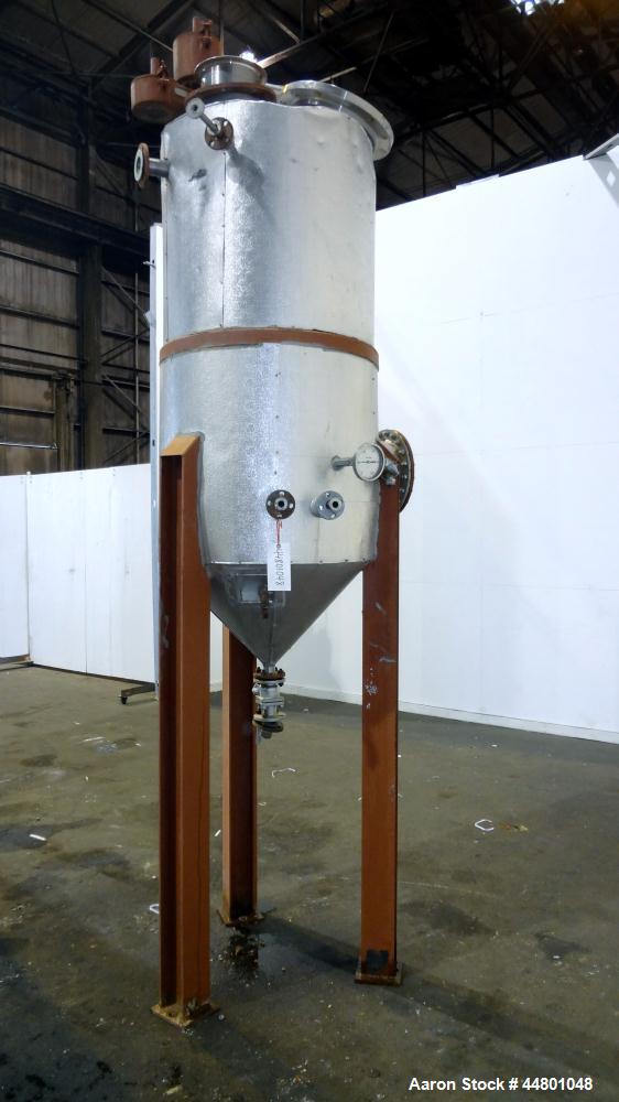 Used 275 Gallon Stainless Steel Par Piping & Fabrication Tank, Model X5C100 