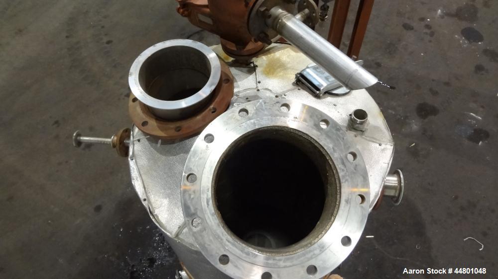 Used 275 Gallon Stainless Steel Par Piping & Fabrication Tank, Model X5C100 