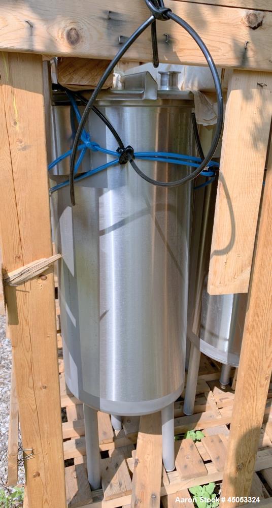 UNUSED- APV Crepaco 20 Gallon Single Wall Stainless Steel Tank