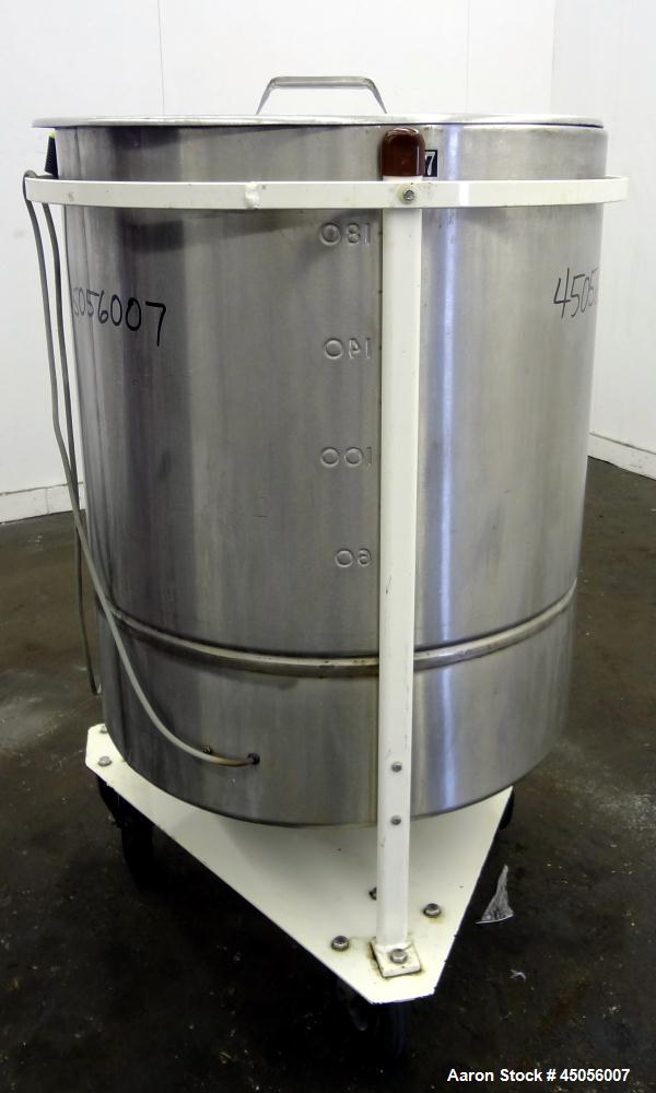 Used 200 Liter Stainless Steel M.J.S. Tank