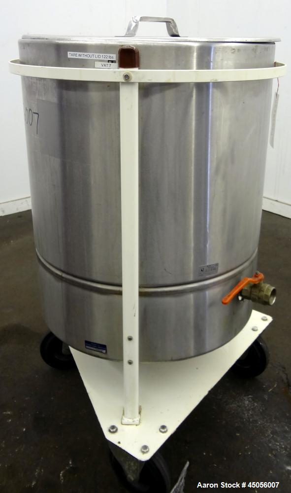 Used 200 Liter Stainless Steel M.J.S. Tank