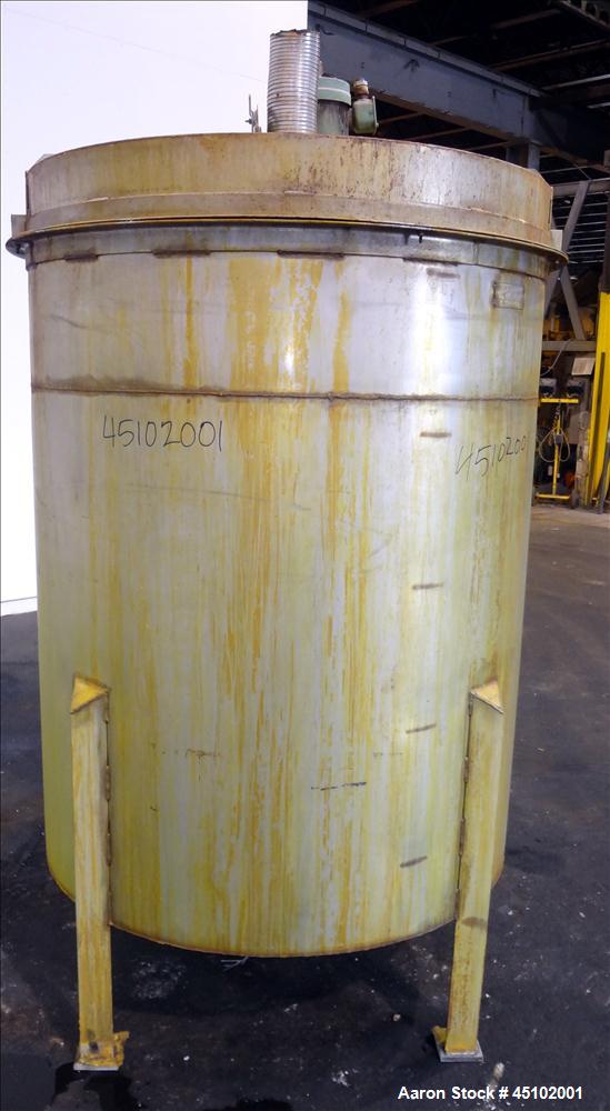 Used- 458 Gallon Stainless Steel Haza Mechanical Tank, Model XJ-30