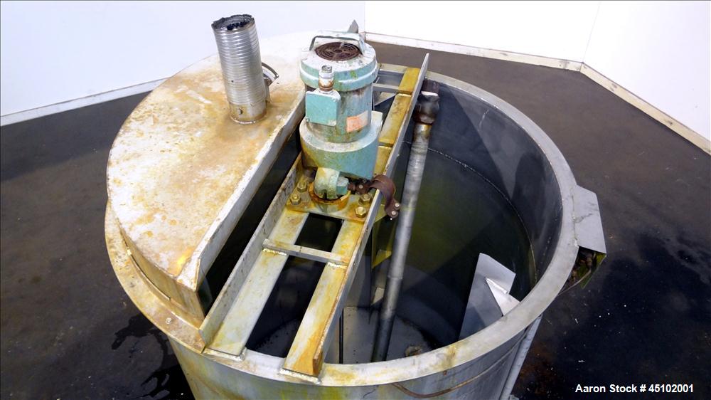 Used 458 Gallon Stainless Steel Haza Mechanical Tank, Model XJ-30