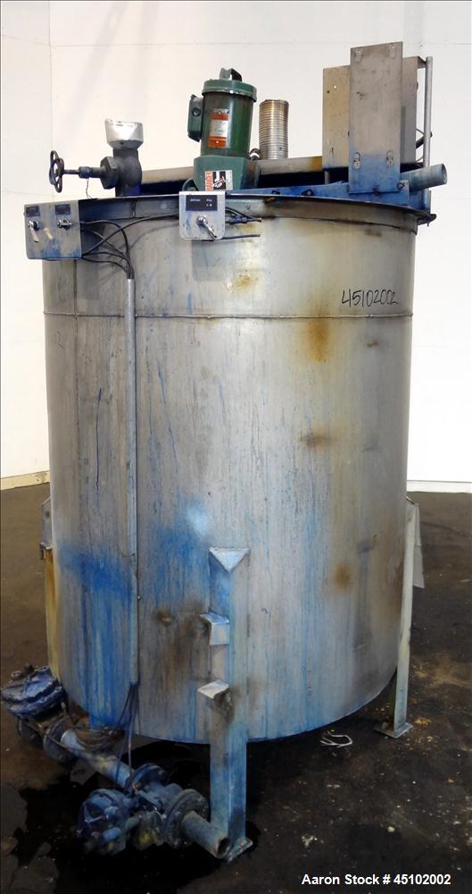 Used 458 Gallon Stainless Steel Haza Mechanical Tank, Model XJ-30AM