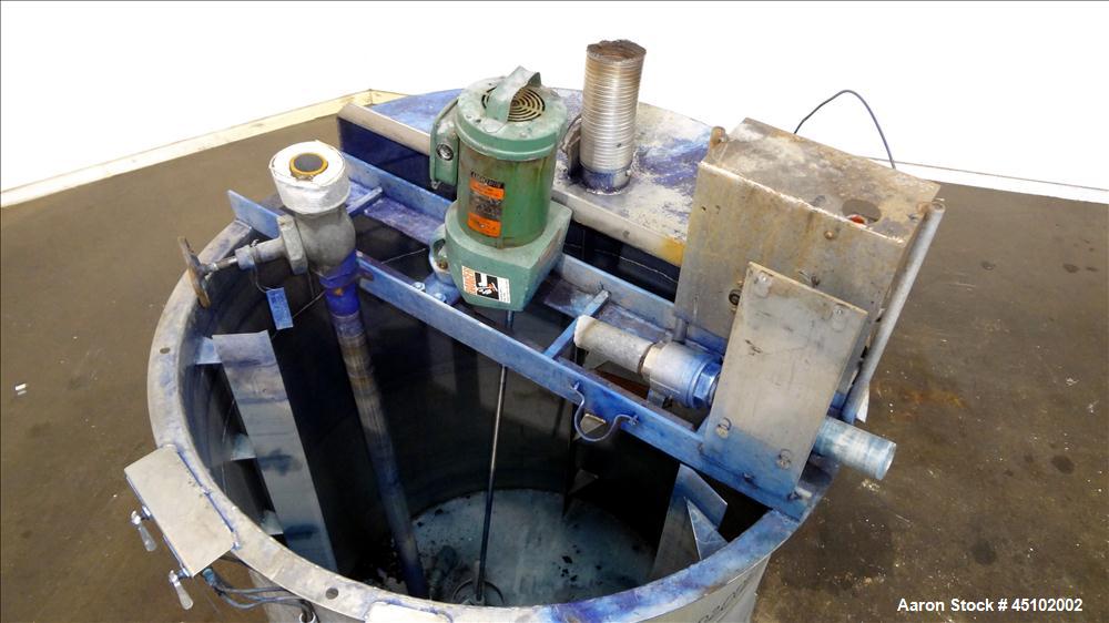 Used 458 Gallon Stainless Steel Haza Mechanical Tank, Model XJ-30AM