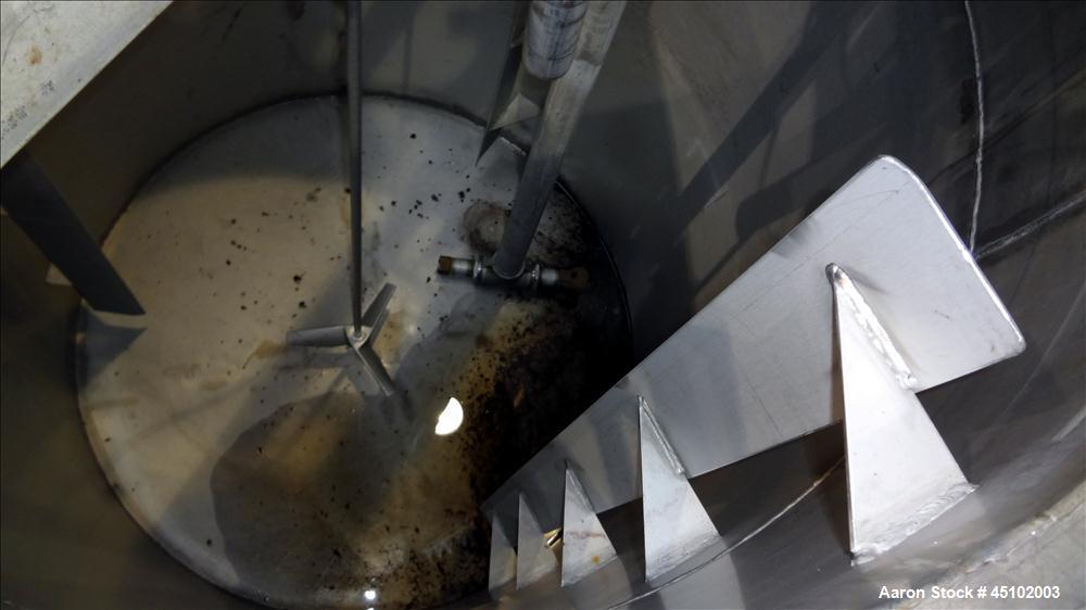 Used 458 Gallon Stainless Steel Haza Mechanical Tank, Model XJ-30AM