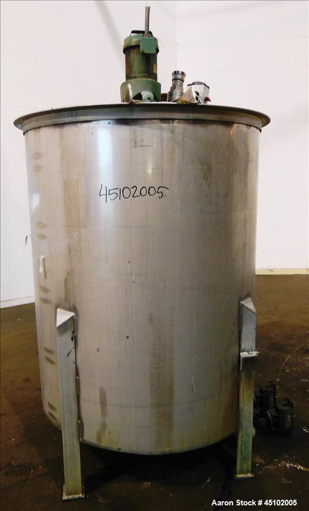 Used 458 Gallon Stainless Steel Haza Mechanical Tank, Model XJ-30AM