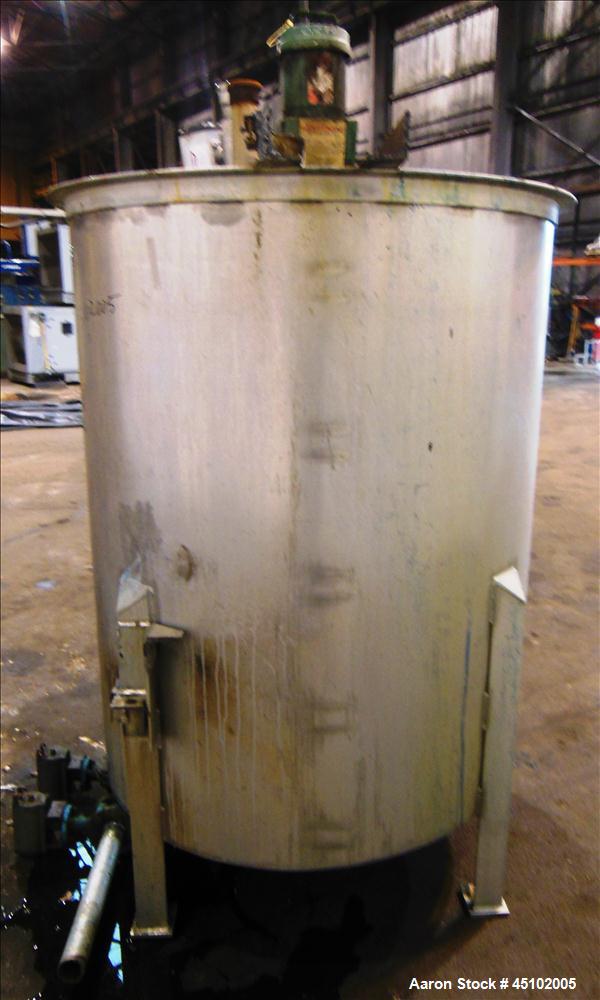 Used 458 Gallon Stainless Steel Haza Mechanical Tank, Model XJ-30AM