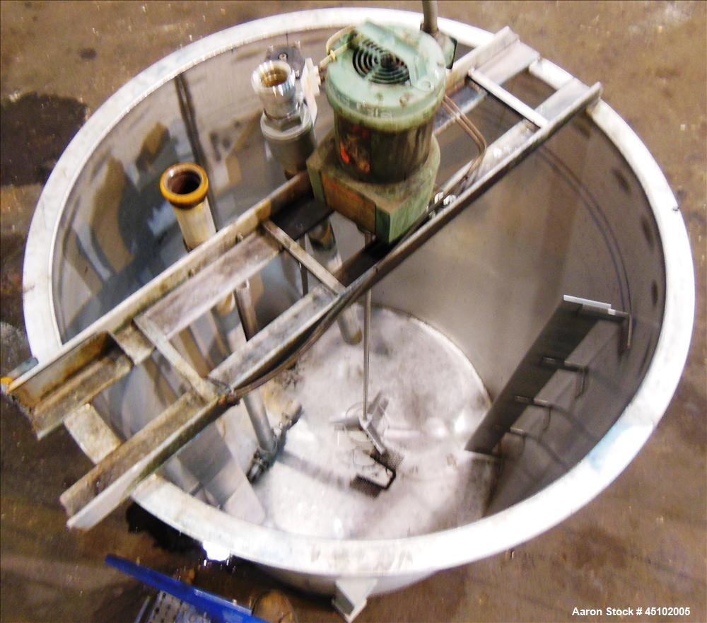 Used 458 Gallon Stainless Steel Haza Mechanical Tank, Model XJ-30AM