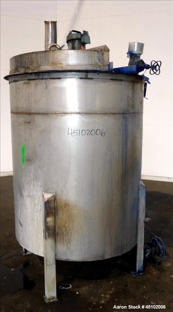 Used 458 Gallon Stainless Steel Haza Mechanical Tank, Model XJ-30