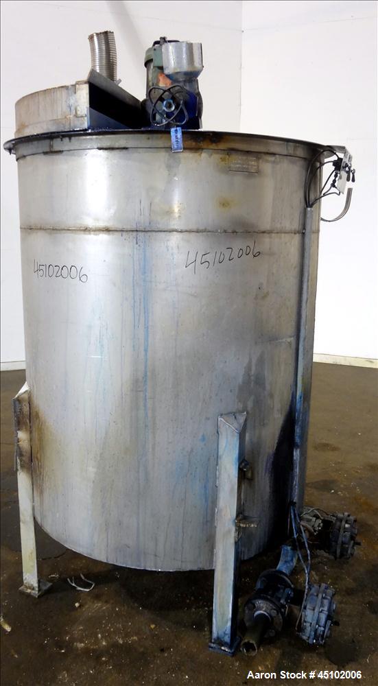 Used 458 Gallon Stainless Steel Haza Mechanical Tank, Model XJ-30