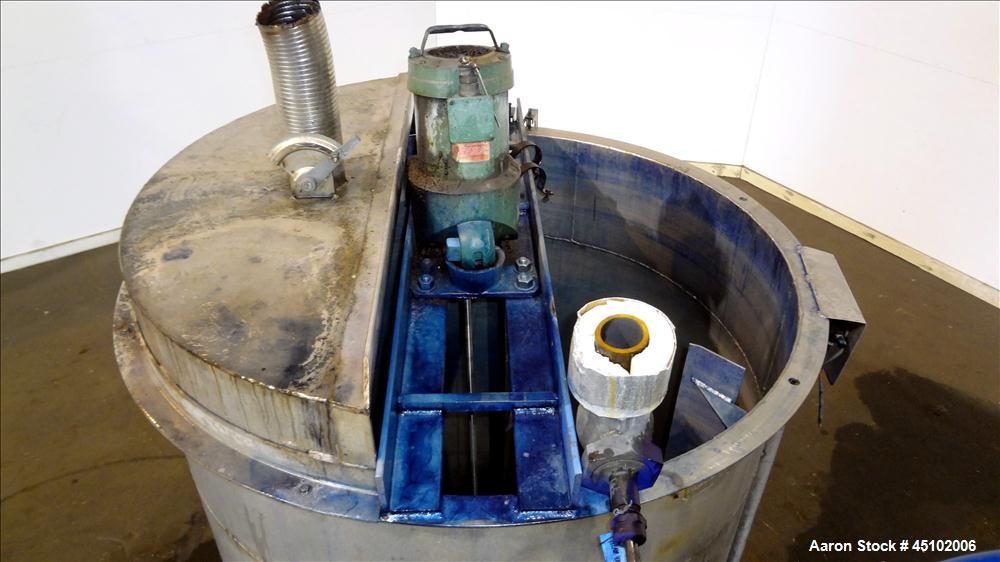 Used 458 Gallon Stainless Steel Haza Mechanical Tank, Model XJ-30