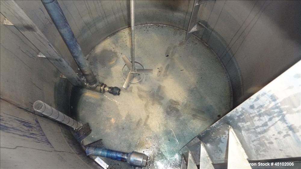 Used 458 Gallon Stainless Steel Haza Mechanical Tank, Model XJ-30