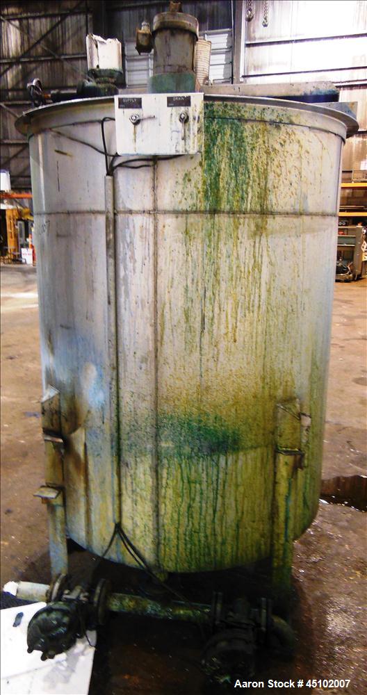 Used 458 Gallon Stainless Steel Haza Mechanical Tank, Model XJ-30AM
