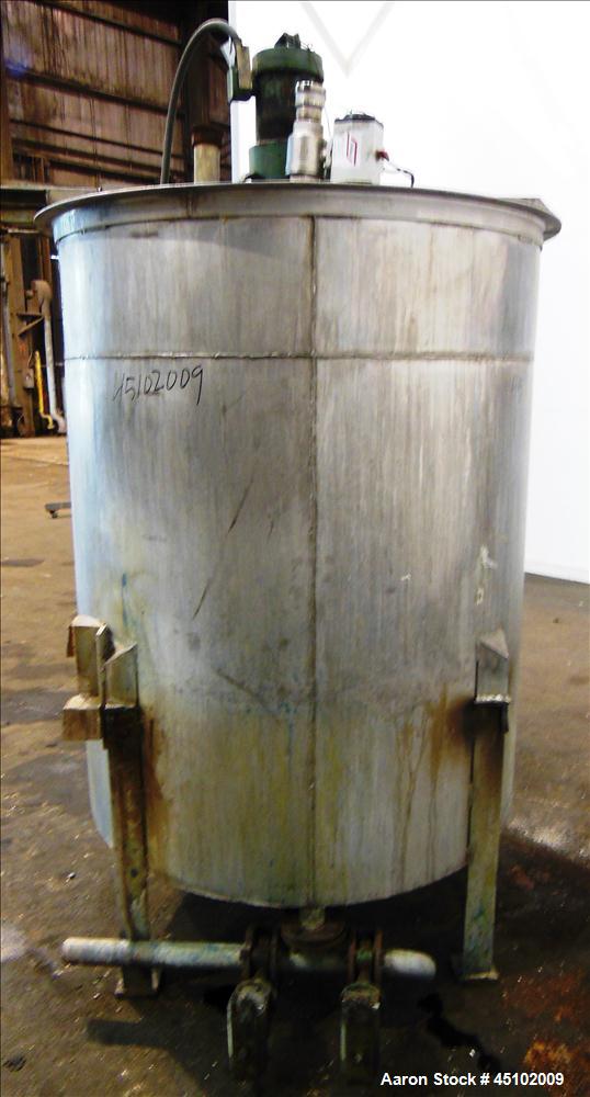 Used 458 Gallon Stainless Steel Haza Mechanical Tank, Model XJ-30AM
