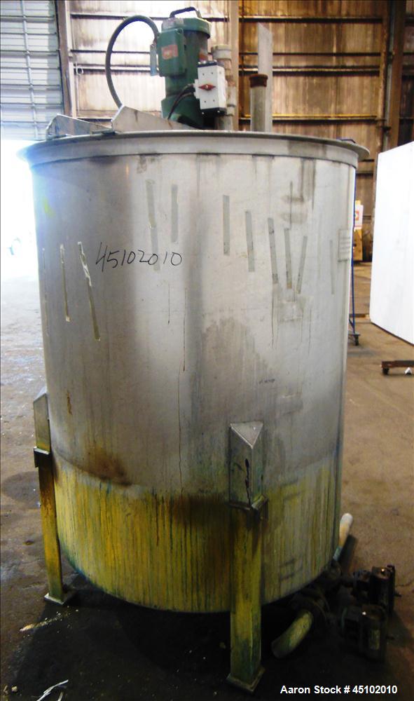 Used 458 Gallon Stainless Steel Haza Mechanical Tank, Model XJ-30