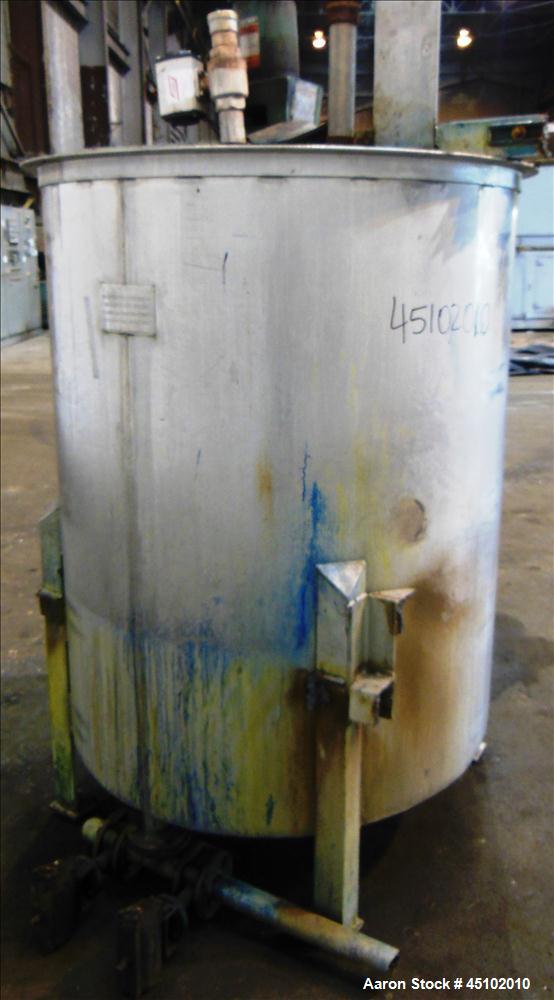 Used 458 Gallon Stainless Steel Haza Mechanical Tank, Model XJ-30