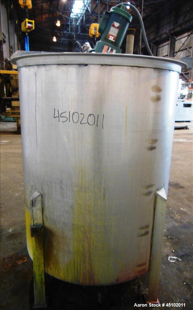 Used 458 Gallon Stainless Steel Haza Mechanical Tank, Model XJ-30AM
