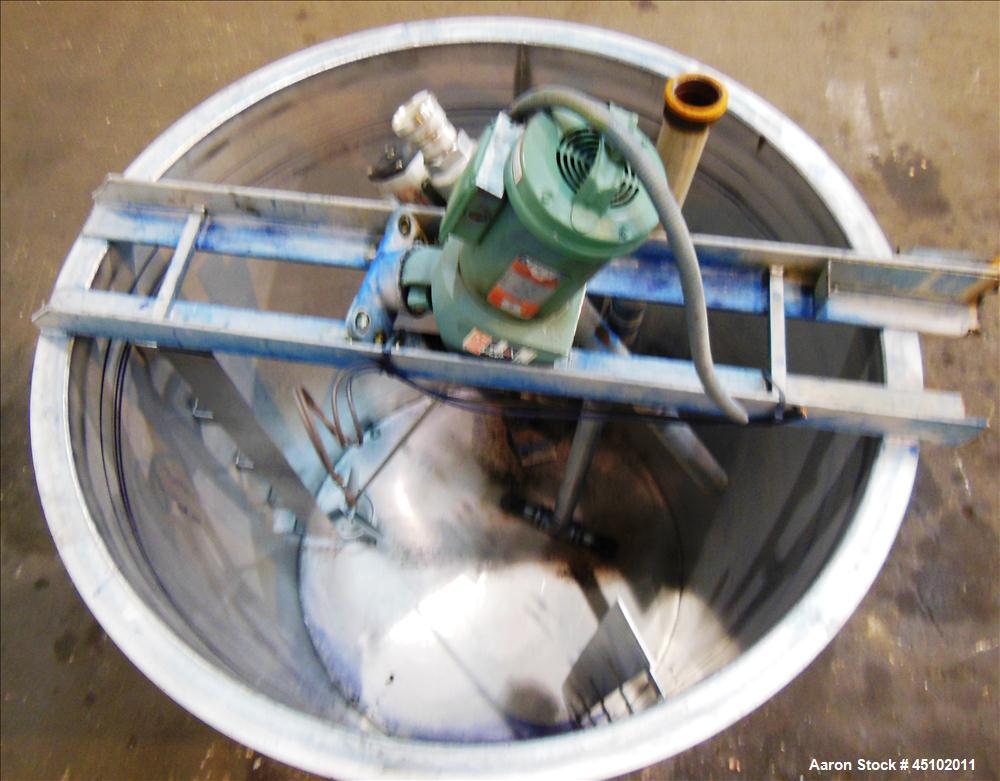Used 458 Gallon Stainless Steel Haza Mechanical Tank, Model XJ-30AM