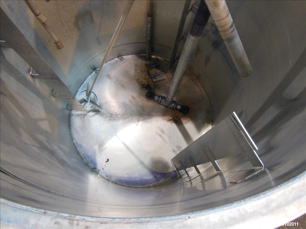 Used 458 Gallon Stainless Steel Haza Mechanical Tank, Model XJ-30AM