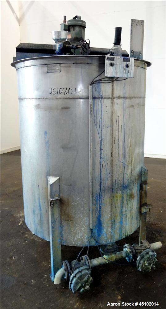 Used 458 Gallon Stainless Steel Haza Mechanical Tank