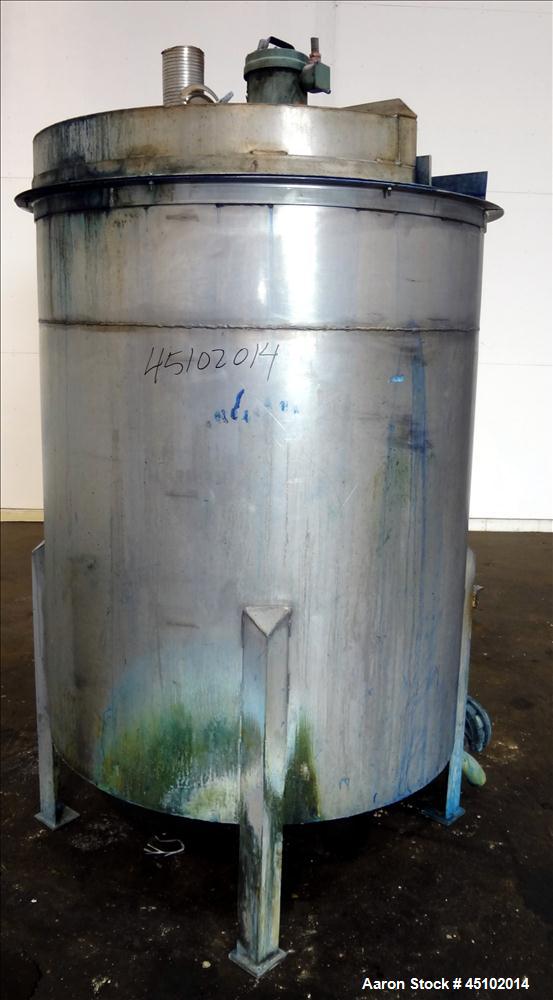 Used 458 Gallon Stainless Steel Haza Mechanical Tank