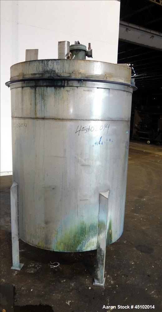 Used 458 Gallon Stainless Steel Haza Mechanical Tank