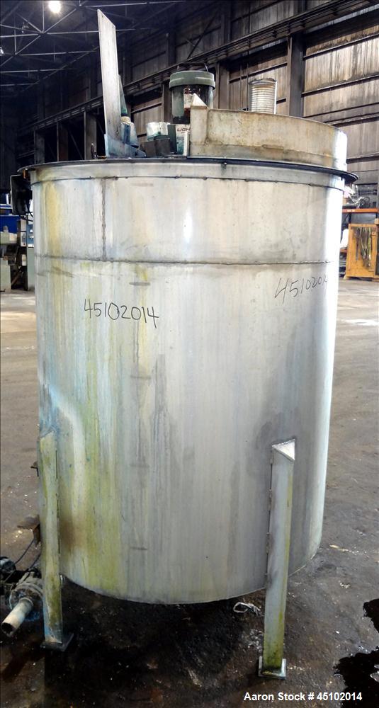Used 458 Gallon Stainless Steel Haza Mechanical Tank