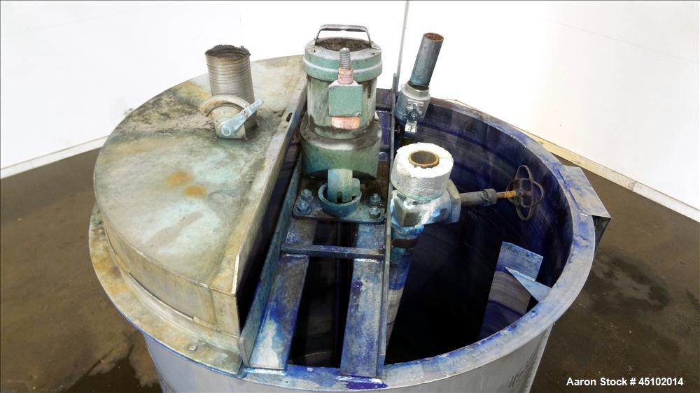 Used 458 Gallon Stainless Steel Haza Mechanical Tank