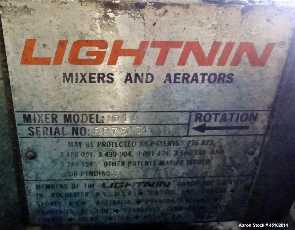 Used 458 Gallon Stainless Steel Haza Mechanical Tank