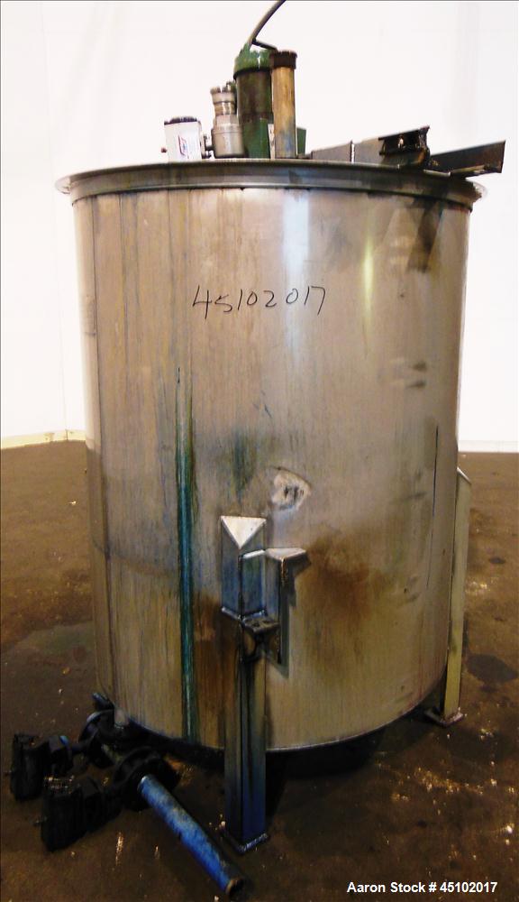 Used 458 Gallon Stainless Steel Haza Mechanical Tank, Model XJ-30AM