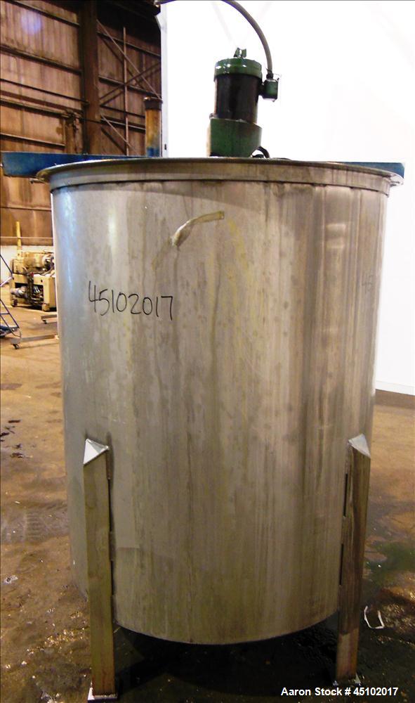 Used 458 Gallon Stainless Steel Haza Mechanical Tank, Model XJ-30AM